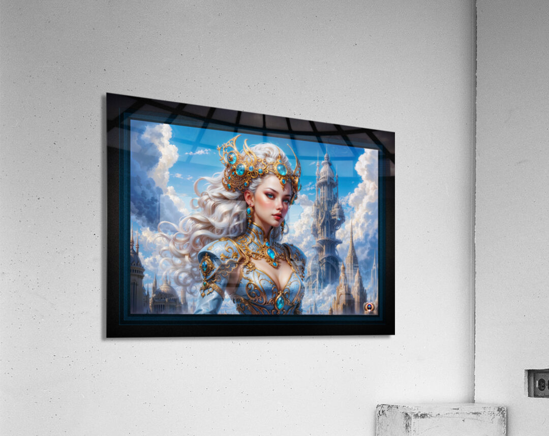 A Regal Fantasy Woman Traversing The Future Stunning AI Concept Art by ...