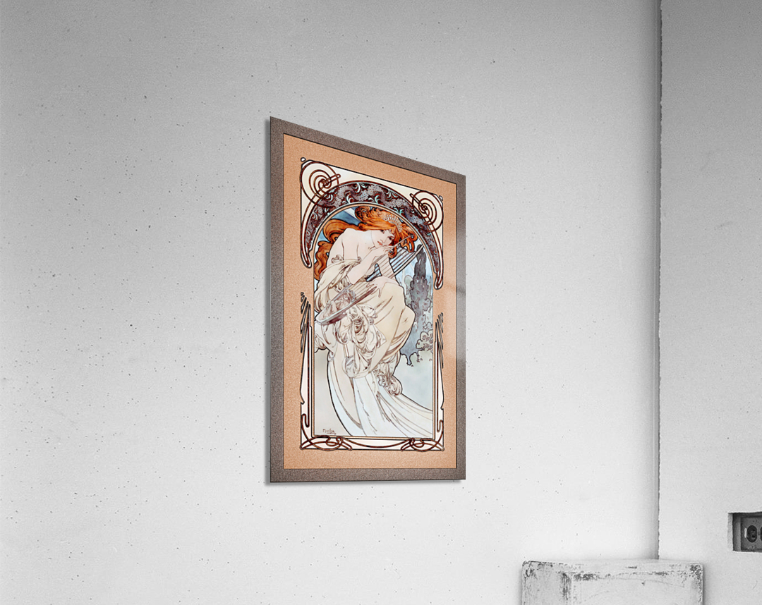 Allegorie de la Musique by Alphonse Mucha Remastered Xzendor7
