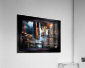The Erkala Metropolis On Drepous IV Astounding AI Concept Architectural Art by Xzendor7 Acrylic Print