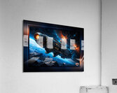 The Torkin Leaving The Planet Trelladen Captivating AI Concept Art by Xzendor7 Acrylic Print