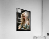 Her Graceful Beauty AI Concept Art Alluring Portrait by Xzendor7 Acrylic Print