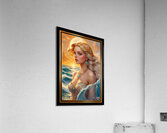 Dawn Commands The Morning Sea Enchanting AI Concept Art by Xzendor7 Acrylic Print
