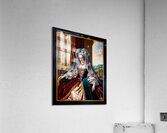 The Timeless Beauty Of A Majestic Lady Wearing A Veil Dressed In A Lavish Gown Mesmerizing AI Concept Art by Xzendor7 Acrylic Print