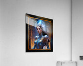 Elysia Ardentis An Enigmatic Vision Of Celestial Elegance And Grace Captivating AI Concept Art by Xzendor7 Acrylic Print