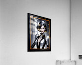 The Mysterious Classic Allure Of Sabianna Bellarosa Gorgeous AI Concept Art by Xzendor7 Acrylic Print