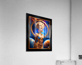 Celestial Sovereign Seraphia Solis Empress Of The Stars Mesmerizing AI Concept Art by Xzendor7 Acrylic Print