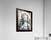 Lady Vaelorin Silvanius In The Garden Of Valtoris Of Aerelon Mesmerizing AI Concept Art by Xzendor7 Acrylic Print