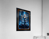 Mythical Fusion The Blue Lightning Tri-Star Speedster X117 Mesmerizing AI Concept Art by Xzendor7 Acrylic Print