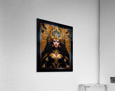 Opulent Fantasy Portrait Of Aeridor Royalty Lyralia Nyssa Mesmerizing AI Concept Art by Xzendor7 Acrylic Print