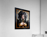 Fantasy Art Portrait Of Regal Beauty Lady Mirielle Diodorus Mesmerizing AI Concept Art by Xzendor7 Acrylic Print