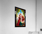 Verdant Splendor Graceful Fantasy Portrait Of Lady Aeraviel Radiant AI Concept Art by Xzendor7 Acrylic Print