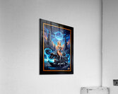 Cosmic Portrait Of Thyra Myrskas Futuristic Adventures Mesmerizing AI Concept Art by Xzendor7 Acrylic Print