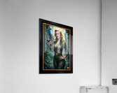 Chyrelle Lythander Exploring The Lost Ruins Of Xantus Prime Gorgeous AI Concept Art by Xzendor7 Acrylic Print