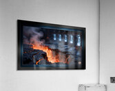 The Volkaroth Volcanic Subterranean Crystalline Sanctum Captivating AI Concept Art by Xzendor7 Acrylic Print