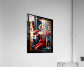 Portrait of Elara Hochberg Within Interior Antique Setting Stunning AI Concept Art by Xzendor7 Acrylic Print