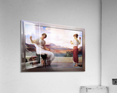 Winding The Skein by Frederic Leighton Impression acrylique