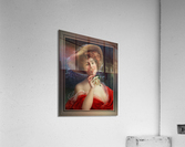 Fille A La Rose Jaune by Emile Vernon Wall Decor Xzendor7 Old Masters Art Reproductions Acrylic Print