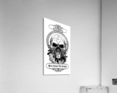 A Haunting Place on White Digital Art by Xzendor7 Acrylic Print