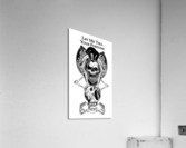 The Fortune Teller On A White Background Digital Art by Xzendor7 Acrylic Print