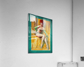 Redhead In A Green Bikini by Bill Medcalf Remastered Vintage Retro Xzendor7 Art Reproductions Impression acrylique