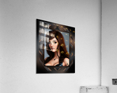 Portrait Of Maciana De Manchiani A Beautiful Fantasy AI Concept Art by Xzendor7 Acrylic Print