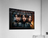 Sisters Of The Amari Mystical Fantasy AI Concept Art Portrait by Xzendor7 Acrylic Print