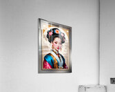 Portrait Of An Elegant Japanese Young Lady Gorgeous AI Concept Art by Xzendor7 Acrylic Print