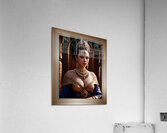 The Elegant Concubine Of Thelous Gorgeous AI Concept Art Portrait by Xzendor7 Acrylic Print