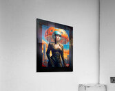 The Aliens Are Upon Us Captivating AI Concept Art Portrait by Xzendor7 Acrylic Print