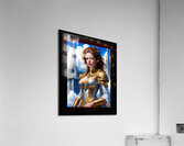 Portrait Of Usella Captivating AI Concept Art by Xzendor7 Acrylic Print