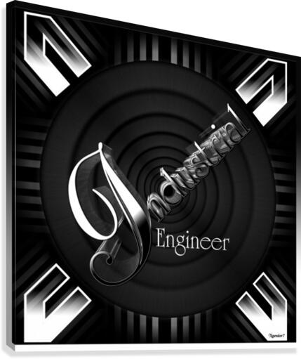 Industrial Engineer Deco Flare Canvas Print