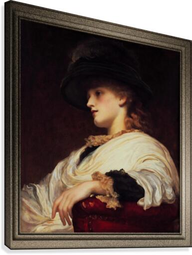 Phoebe by Frederic Leighton Canvas Print