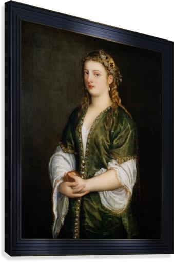 Portrait Of A Lady by Tiziano Vecellio Titian Old Masters
