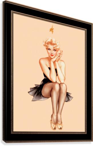 Varga Girl Cover Art by Alberto Vargas Pin-Up Girl Vintage Art by