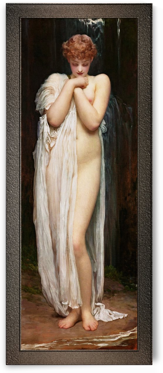Crenaia The Nymph Of The Dargle by Frederic Leighton Old Masters Fine Art Reproduction by xzendor7