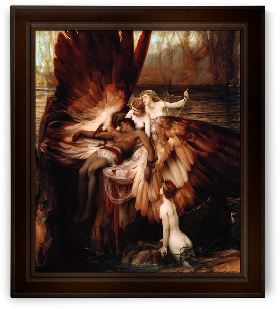 The Lament for Icarus by Herbert James Draper Classical Art Old Masters Reproduction by xzendor7