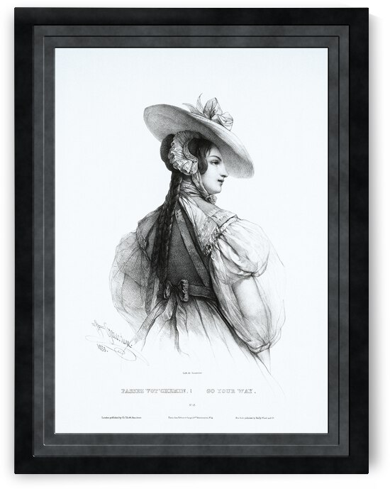 Go Your Way by French Painter Henri Grevedon Remastered Xzendor7 Classical Fine Art Old Masters Reproductions by xzendor7