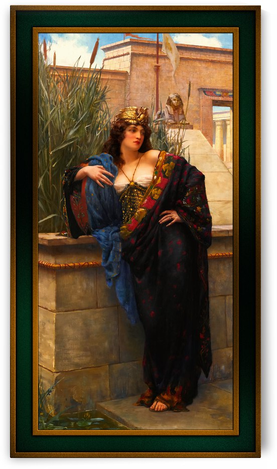 Pharaoh’s Daughter by Reginald Arthur Remastered Xzendor7 Classical Fine Art Old Masters Reproductions by xzendor7