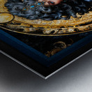 Portrait Of Lady Uona Oopan Captivating AI Concept Art Portrait by Xzendor7 Metal print