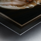 Her Graceful Beauty AI Concept Art Alluring Portrait by Xzendor7 Metal print