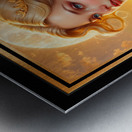 Dawn Commands The Morning Sea Enchanting AI Concept Art by Xzendor7 Metal print