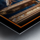 Retro-Futuristic Cityscape Of The 2253 Chicago Worlds Fair Captivating AI Concept Art by Xzendor7 Metal print