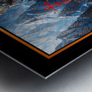 A Mysterious Ancient Temple Hidden In A Snow-Capped Mountain Landscape Awe-Inspiring AI Concept Art by Xzendor7 Impression metal