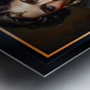 The Timeless Glamour Of A Classical Beauty Portrait Of A Woman Mesmerizing AI Concept Art by Xzendor7 Metal print