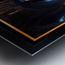 A Stunning Gothic Vision Of The Obsidian Empress Gorgeous AI Concept Art by Xzendor7 Metal print