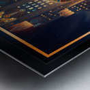 Ryana Drelis Amidst the Towers of The Aurelian Spires Striking AI Concept Art by Xzendor7 Metal print