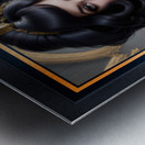 Fantasy Art Portrait Of Regal Beauty Lady Mirielle Diodorus Mesmerizing AI Concept Art by Xzendor7 Metal print