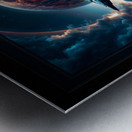 Thalassa Ardentia Emergence From Orlence Dimensional Gate Astonishing AI Concept Art by Xzendor7 Metal print