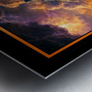 Sci-Fi Masterpiece Of The Hevilgard Exploring Teleran V Outstanding AI Concept Art by Xzendor7 Metal print