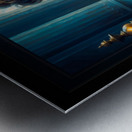 Serenissima Portrait Of Venetian Beauty Isolara Bellarosa Gorgeous AI Concept Art by Xzendor7 Metal print